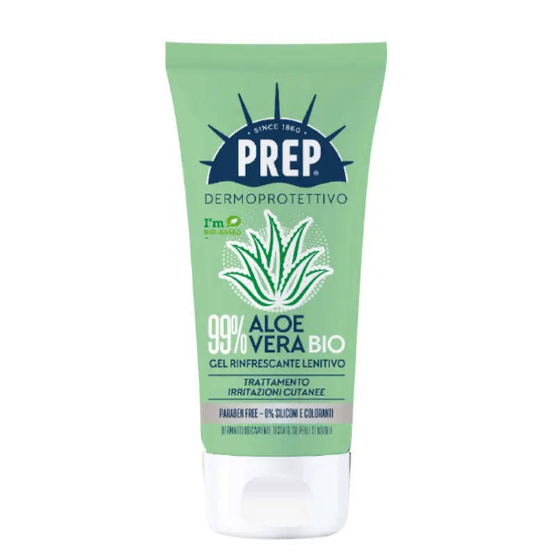 Gel Rinfrescante Lenitivo Aloe Vera Bio Trattamento Irritazioni Cutanee