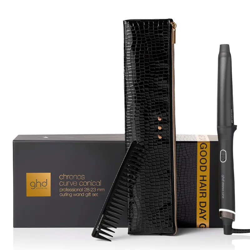 ghd Chronos Curve Conical Wand Gift Set 2 pz