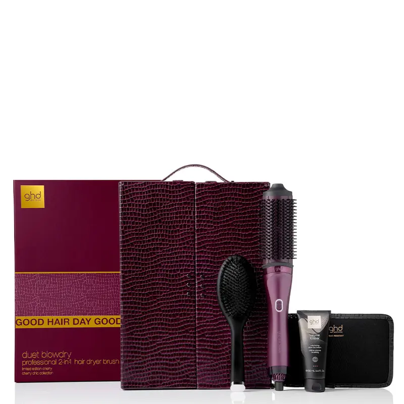 ghd Duet Blowdry Gift Set Cherry Chic 3 pz