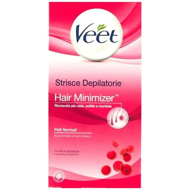 Hair Minimizer Strisce Depilatorie Corpo Pelli Normali 16 PZ