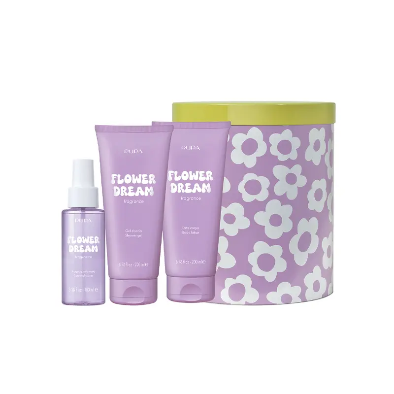 Happy Box Flower Dream Kit con Acqua Profumata Cofanetto Regalo