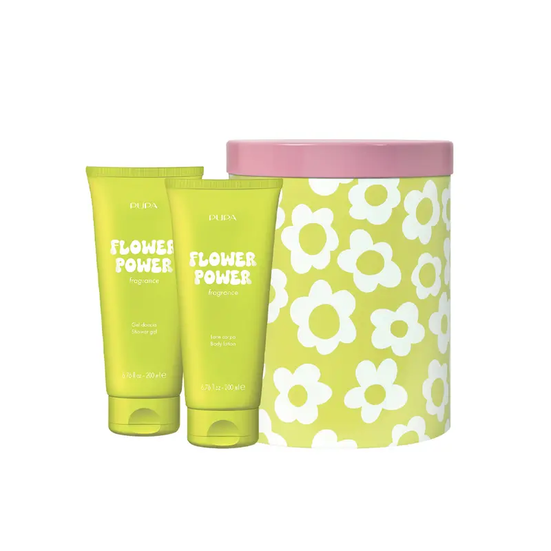 Happy Box Flower Power Kit con Gel Doccia Cofanetto Regalo