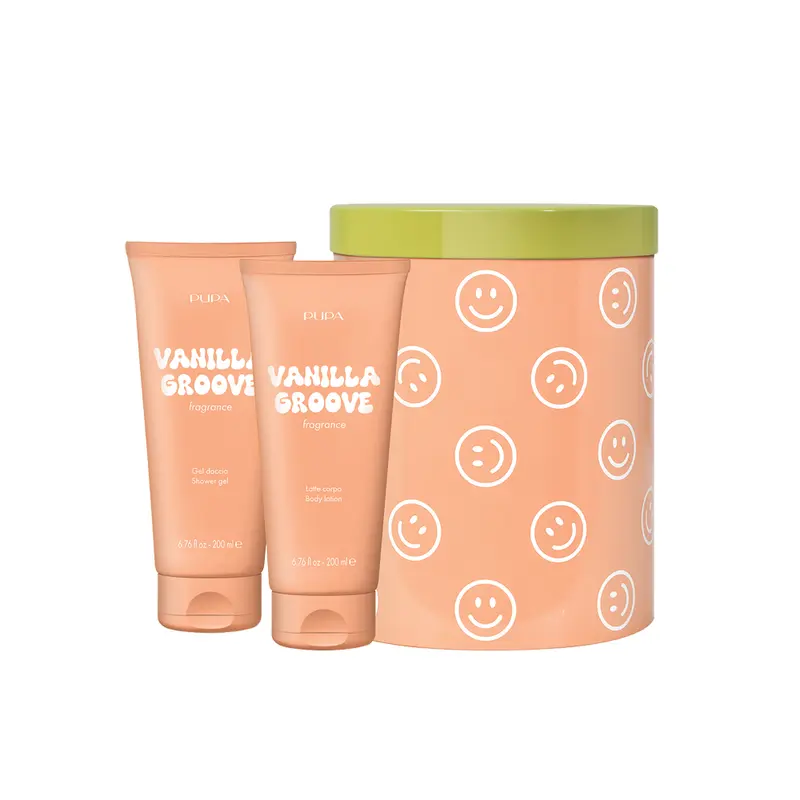 Happy Box Vanilla Groove Kit con Gel Doccia Cofanetto Regalo