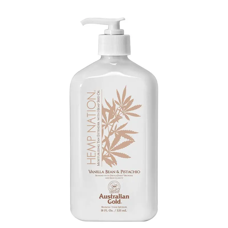 Hemp Nation Vanilla Bean & Pistachio Moisturizing Tan Extender Idratante Prolungatore di Abbronzatura