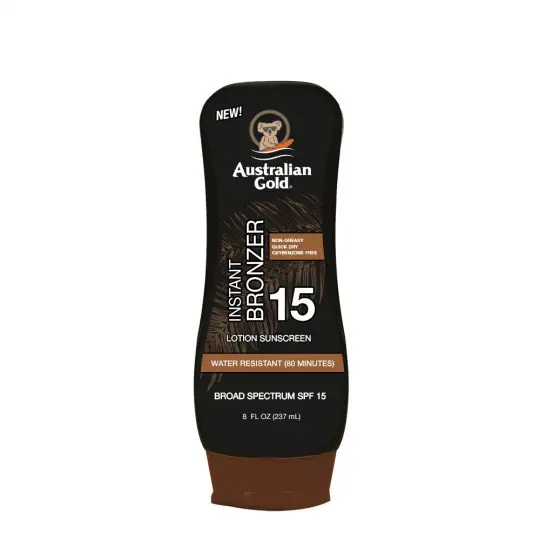 Instant Bronzer Lotion Sunscreen Protezione Solare Spf 15