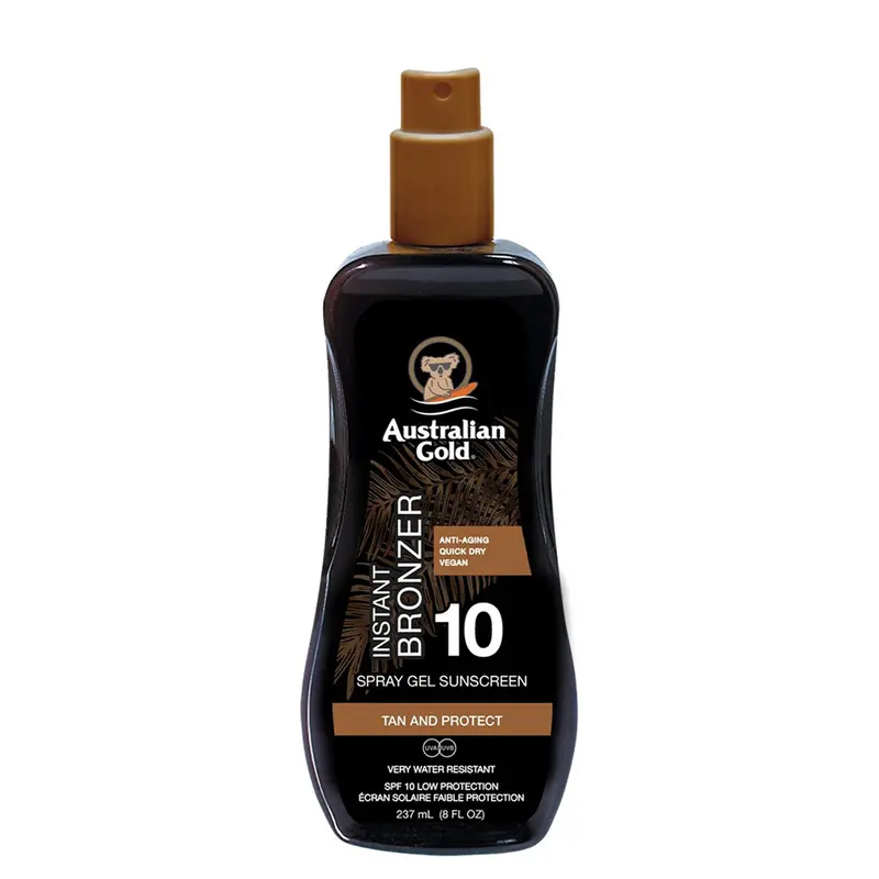 Instant Bronzer Spray Gel Protezione Solare SPF 10