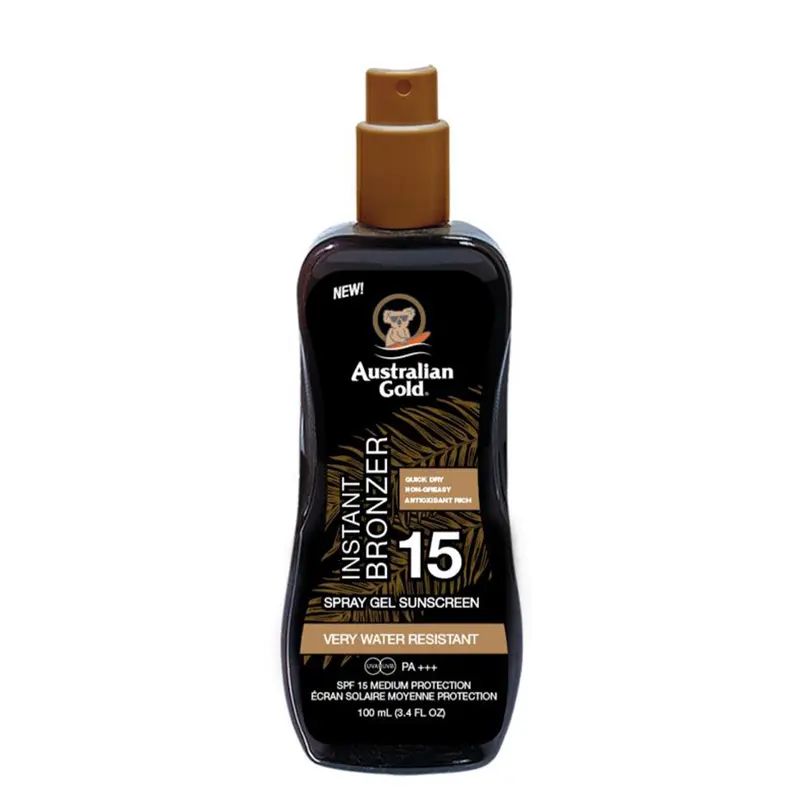 Instant Bronzer Spray Gel Sunscreen Protezione Solare Spray SPF 6
