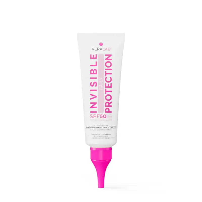 Invisible Daily Protection Crema Viso SPF50 con Attivi Opacizzanti