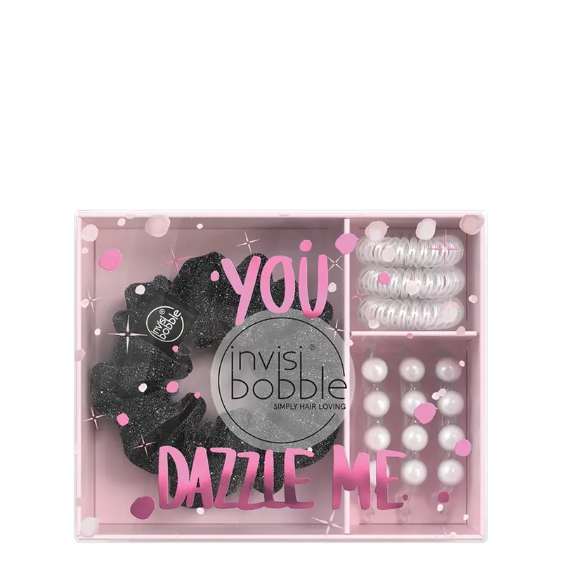 Invisibobble Sparks Flying Trio 1 Sprunchie+ 3Original+ 3Waver You're dazzle me io 1 Sprunchie+ 3Original+ 3Waver