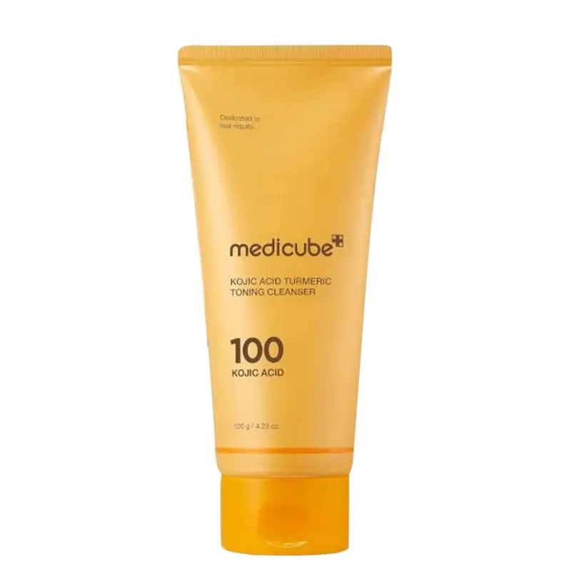 Kojic Acid Turmeric Toning Cleanser Detergente Viso Illuminante Esfoliante per Tono Uniforme
