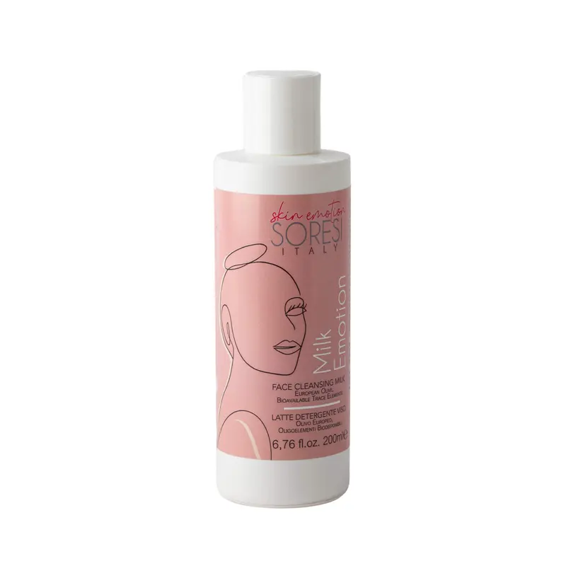 LATTE DETERGENTE VISO Strucca e deterge tutti i tipi di make-up; per viso, occhi e decolletè