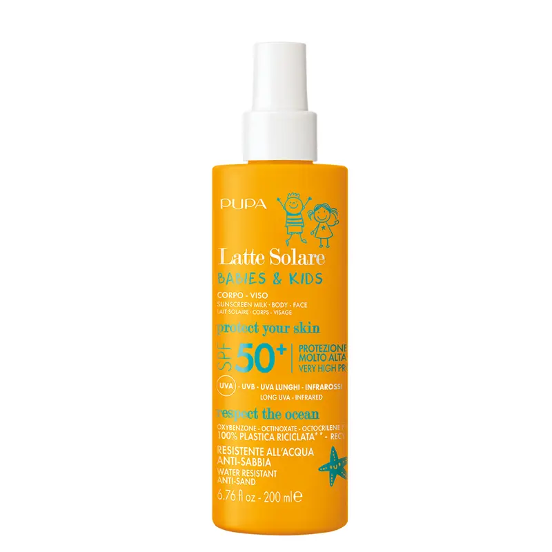 Latte Solare Babies e Kids Corpo e Viso SPF 50+