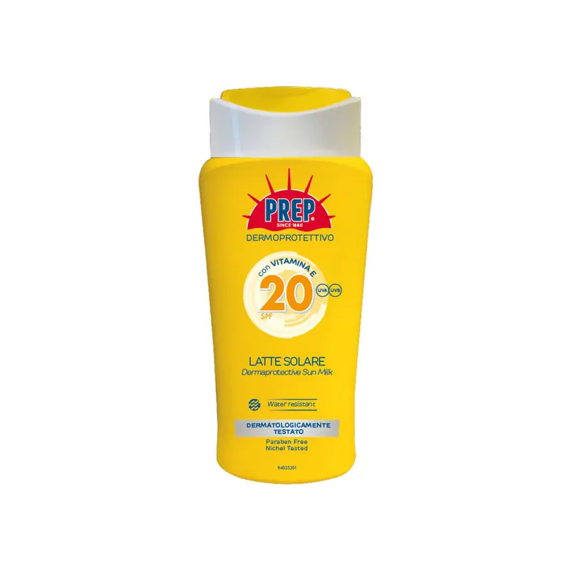 Latte solare dermoprotettivo SPF20