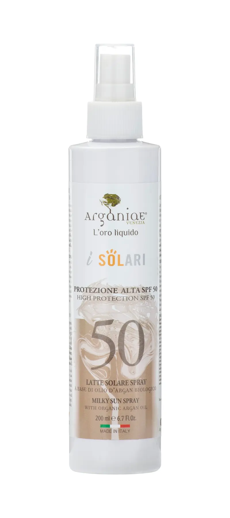 Latte Solare Spray SPF50 - Protezione Molto Alta