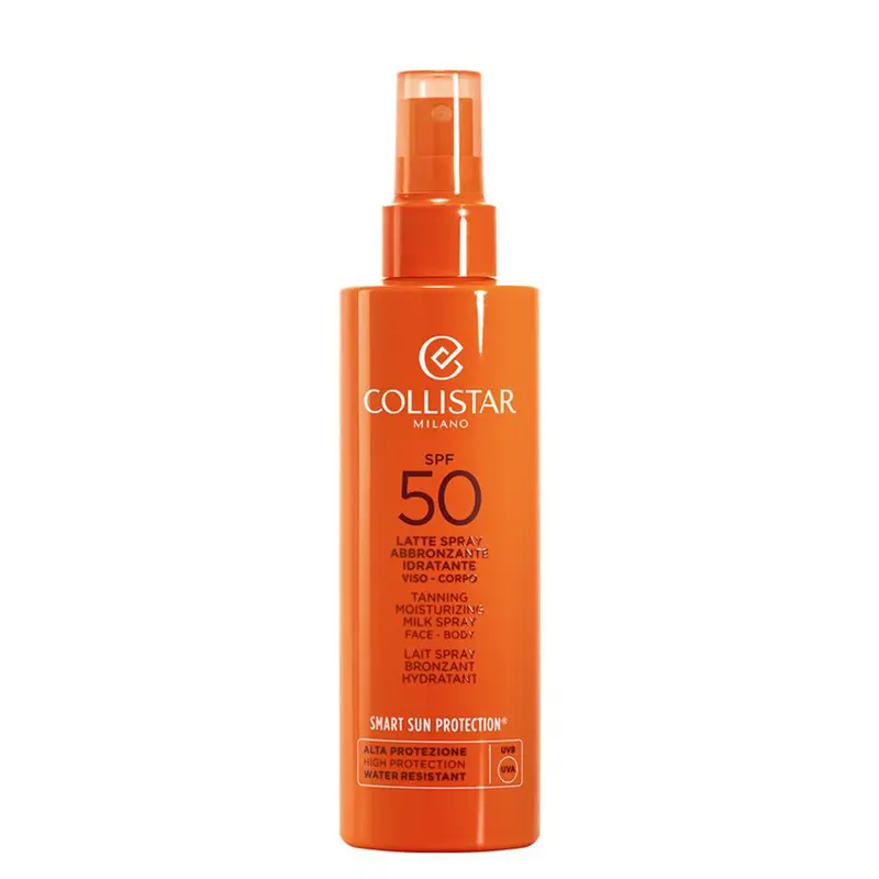 Latte Spray Abbronzante Idratante Viso e Corpo SPF 50