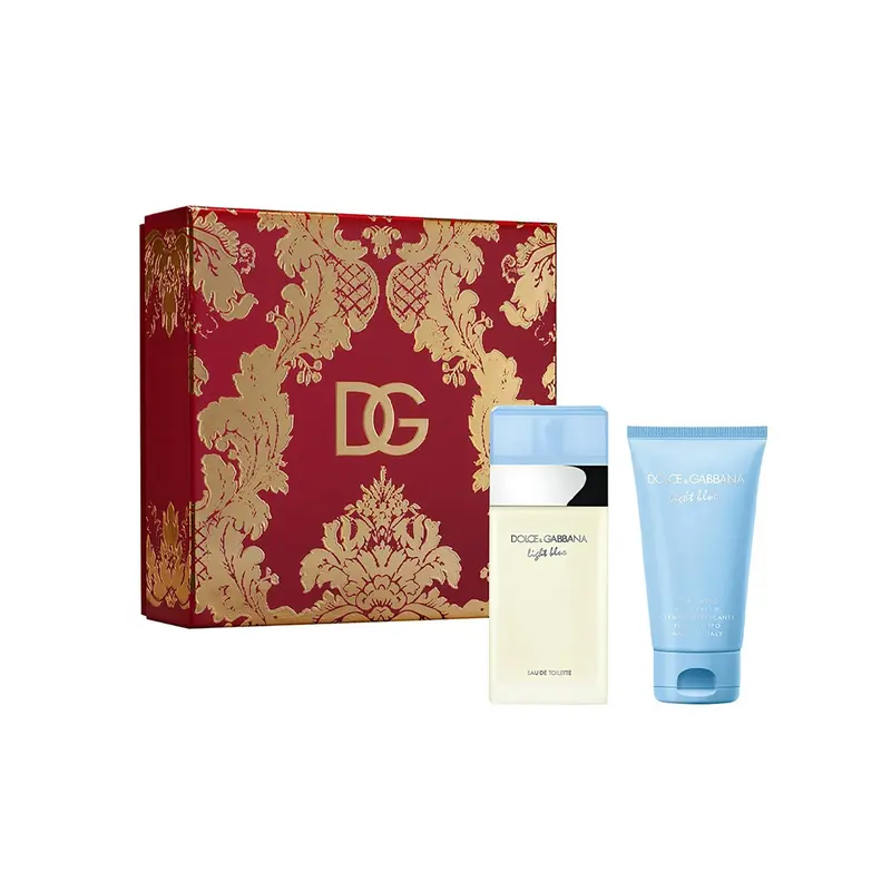 Light Blue Cofanetto regalo con Crema rinfrescante per il corpo