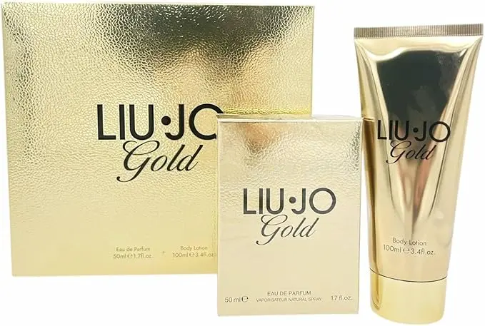 Liu Jo Gold Set Regalo Donna Profumo Eau De Parfum Spray 50ml e Crema Corpo 100ml