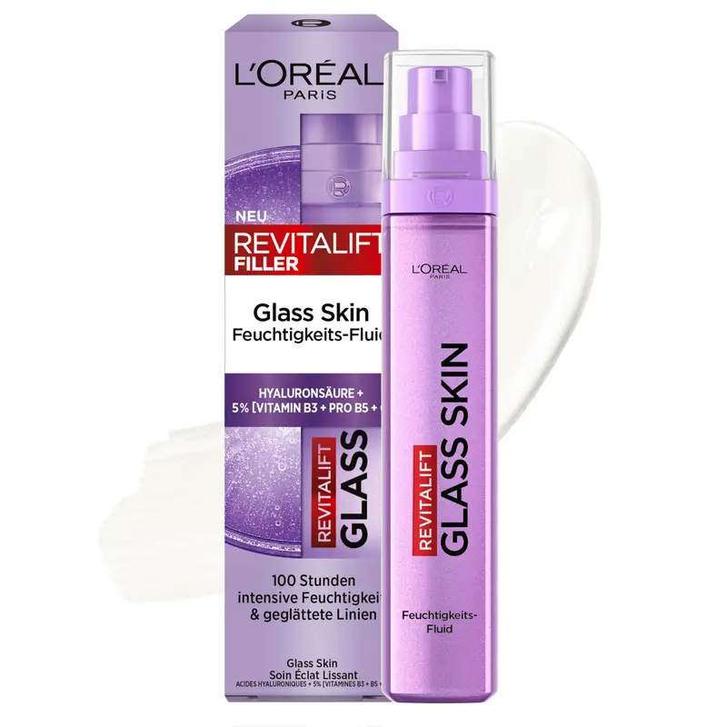 L'Oréal Paris Revitalift Filler Glass Skin Fluido Idratante 50 ml