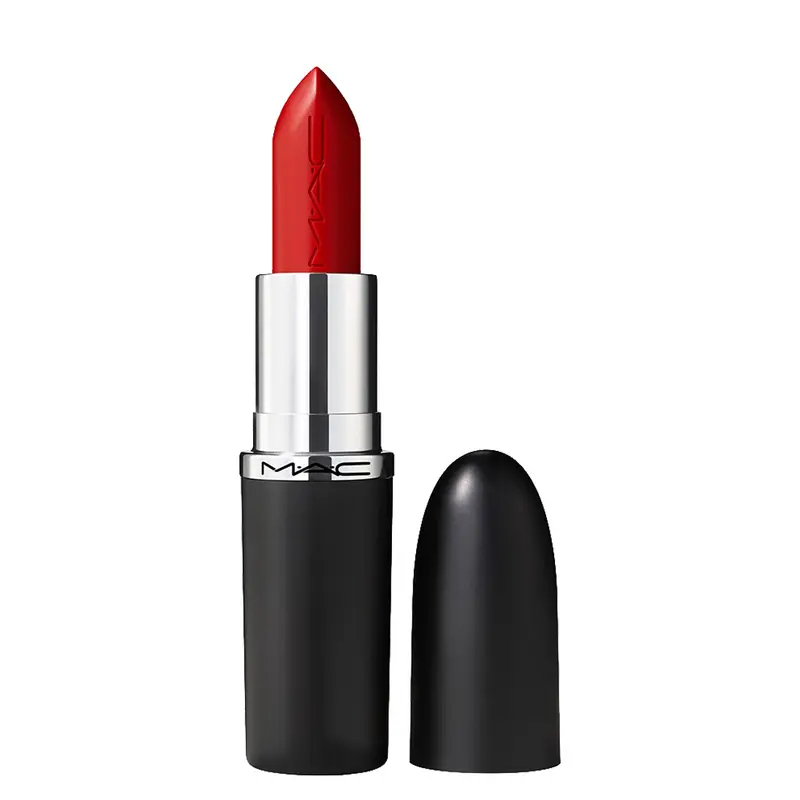 Mac MACximal Sleek Satin Lipstik Left On Red