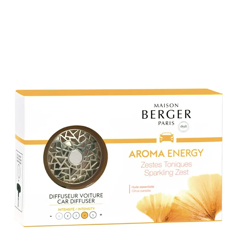 Maison Berger Paris Diffuseur Voiture Aroma Energy Set V1