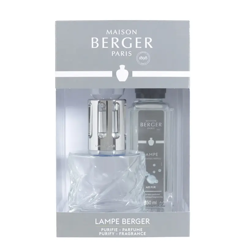 Maison Berger Paris Spirale Trasparente+Ricarica Air Pur 250 ml Set V1