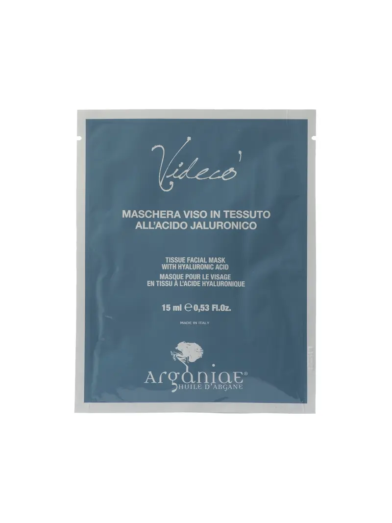Maschera Viso Monouso all'Acido Ialuronico - Linea Videcò