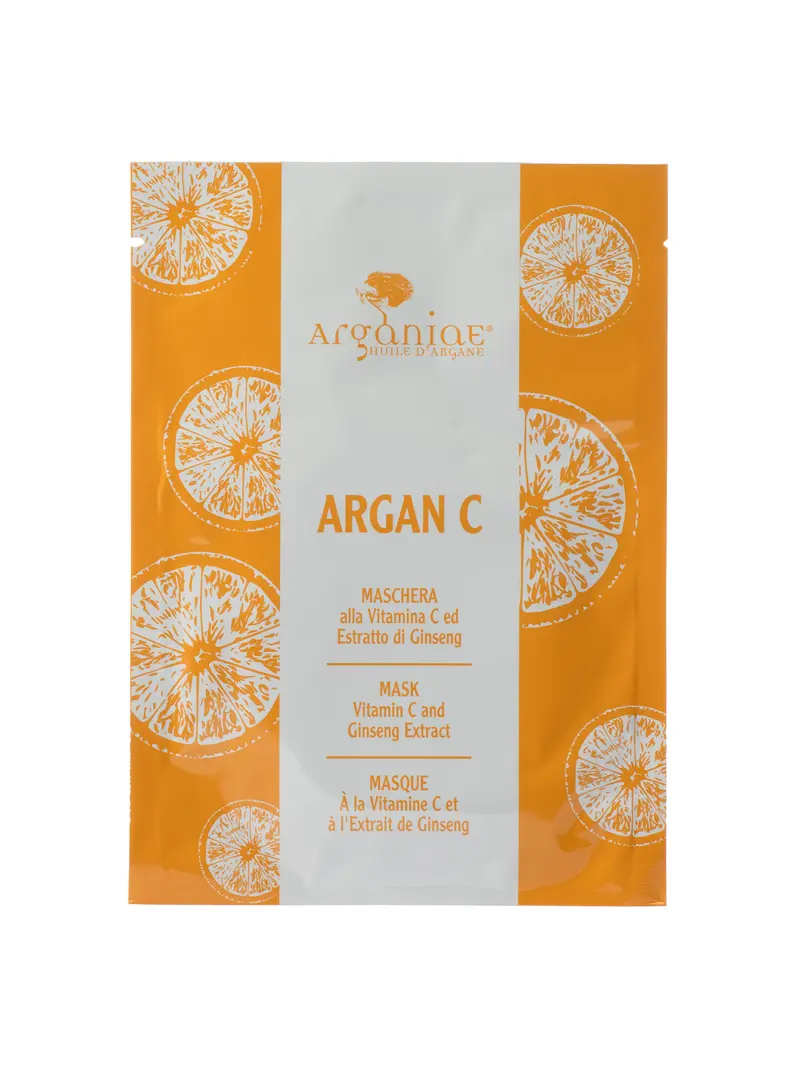Maschera Viso Monouso Vitamina C – Linea Argan C