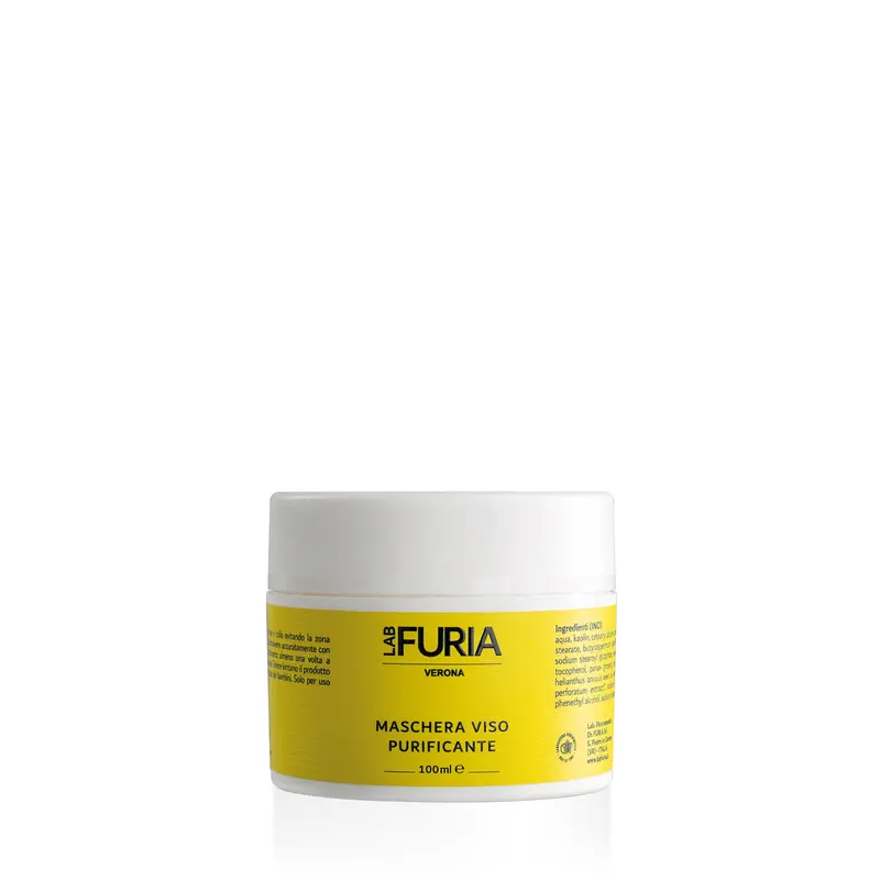 Maschera Viso Purificante - Con Acido ialuronico, Ginseng e Tamarindo