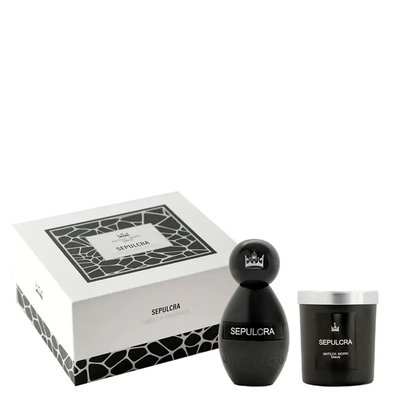 Matilda Morri Sepulcra Candle & Fragrance Kit 2 pz