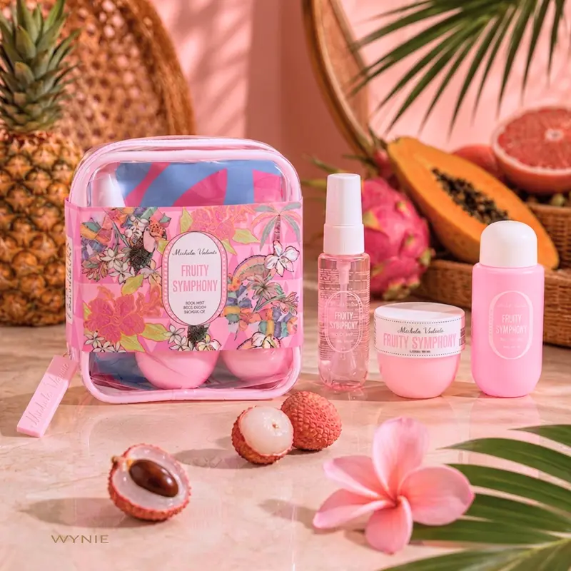 Michela Valenti Fruity Simphony Set Profumato | Body Mist, Crema Corpo e Doccia Schiuma