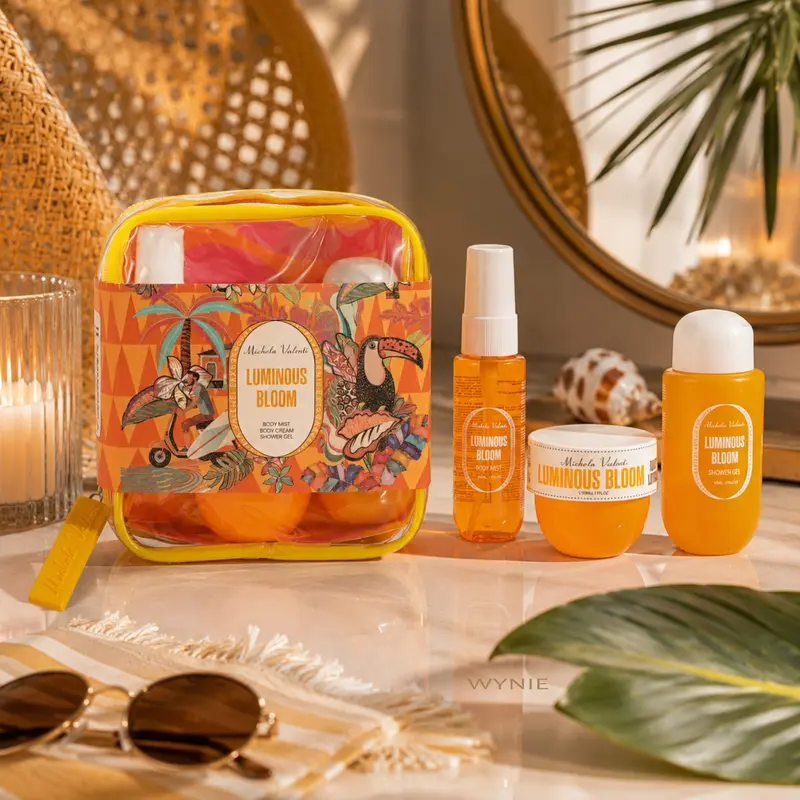Michela Valenti Luminous Bloom Set Profumato | Body Mist, Crema Corpo e Doccia Schiuma