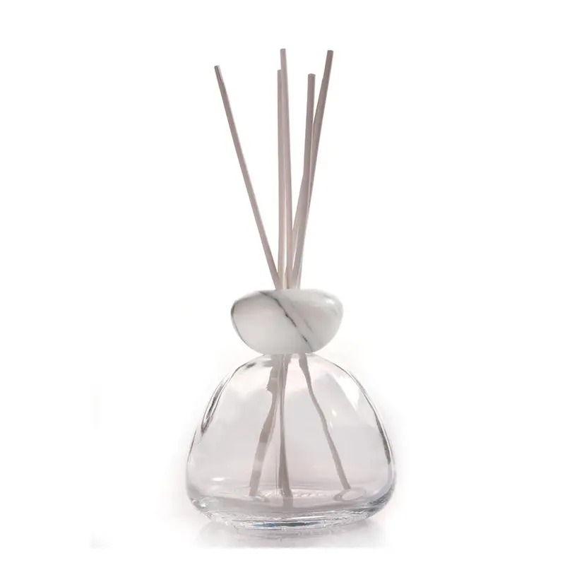 Millefiori Diffusore in Vetro Marble Glass trasparente Bianco Bianco