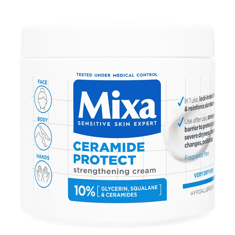 MIXA Ceramide Protect Crema Idratante Rinforzante 400 ml