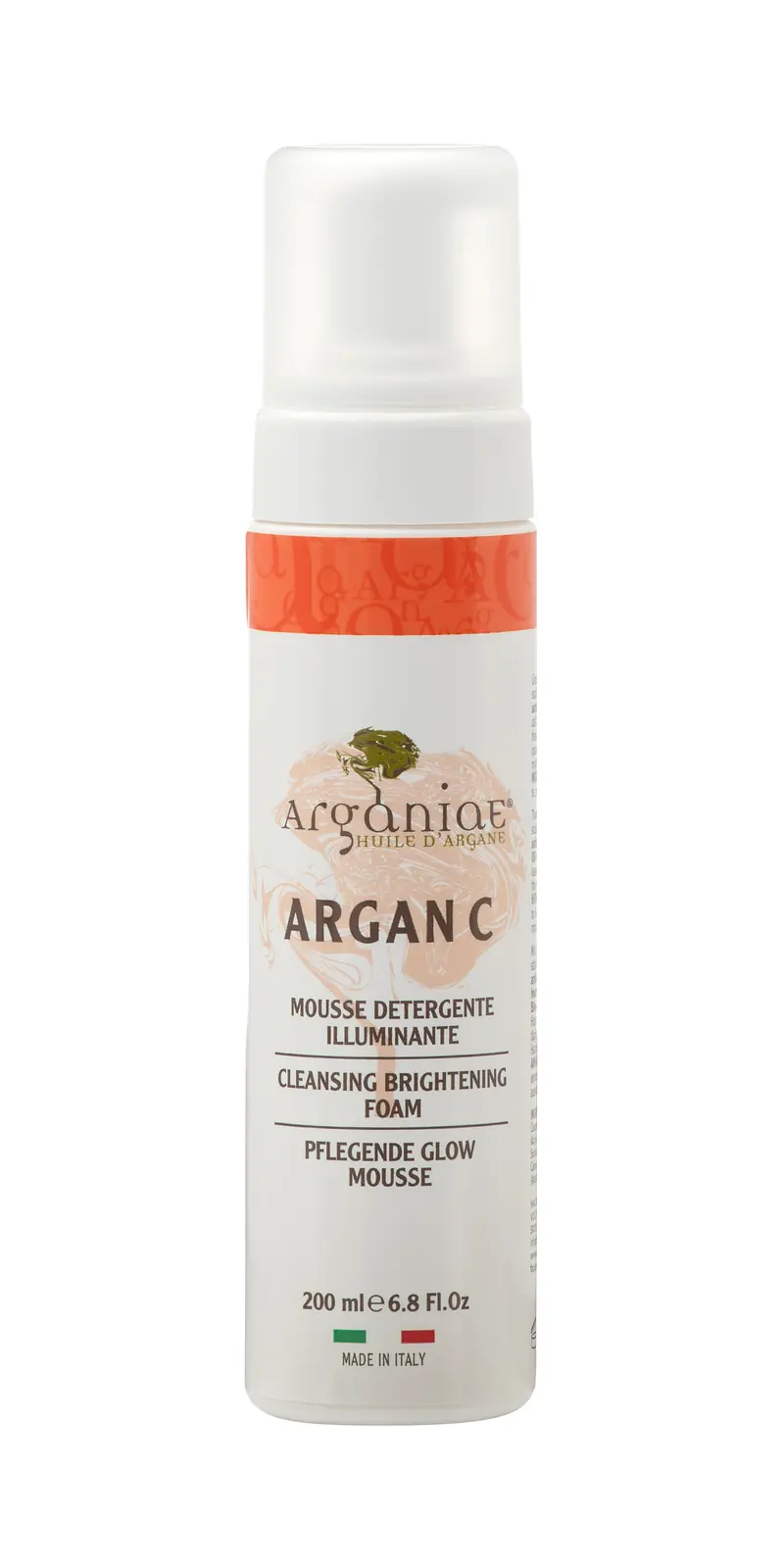 Mousse Detergente Illuminante – Linea Argan C