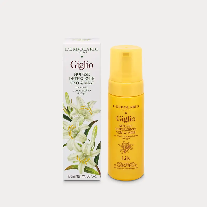 Mousse Detergente Viso & Mani Giglio