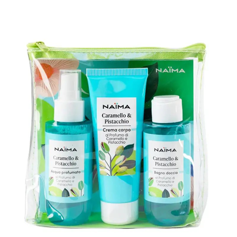 NAIMA Travel Kit Pistacchio & Caramello 3 pz