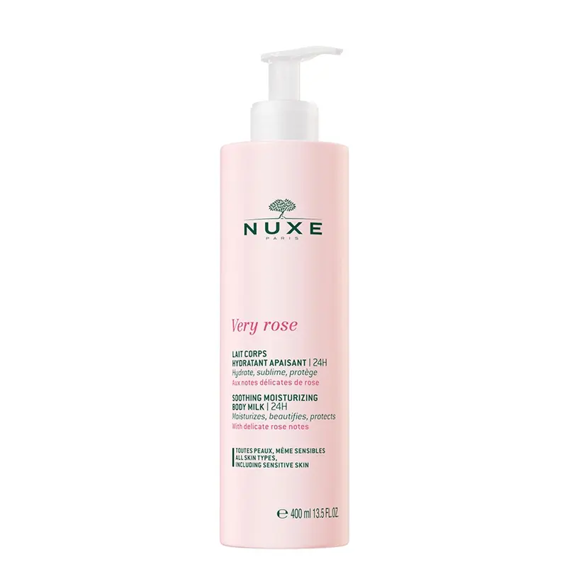 Nuxe Very Rose Lait Corps Hydratant Apaisant 24H 400 ml