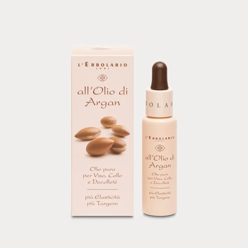 Olio Viso, Collo e Decolleté All'Olio di Argan