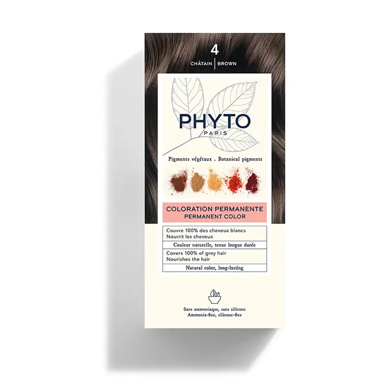 Phyto Colorazione Permanente 4 Chatain 4 Chatain