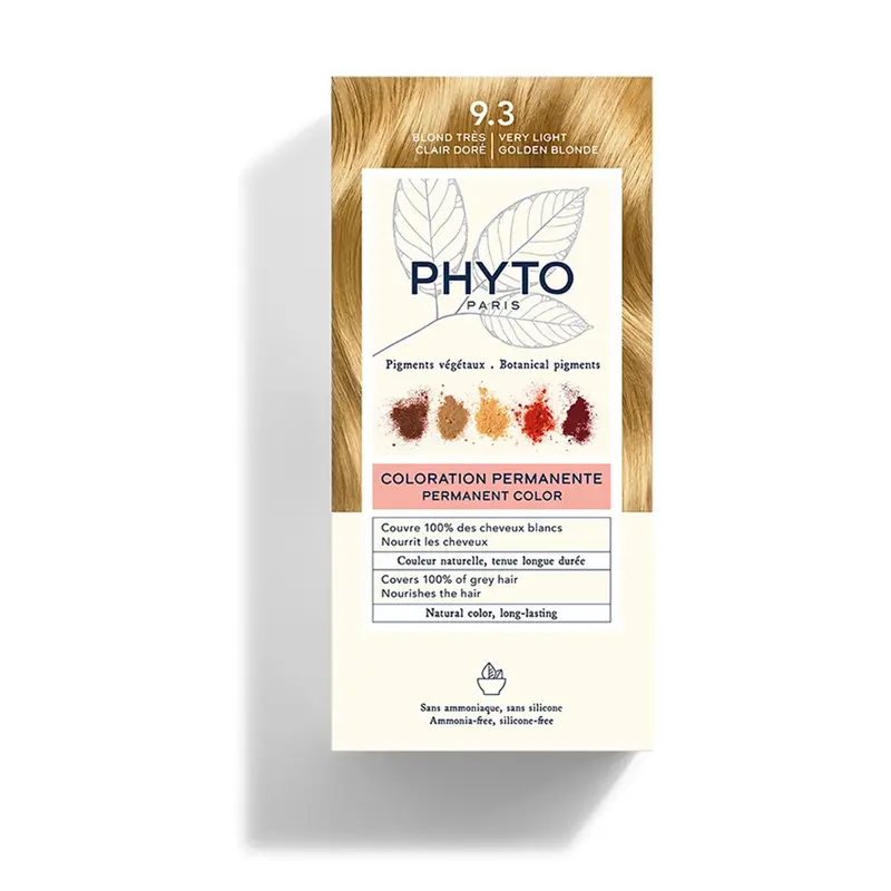 Phyto Colorazione Permanente 9.3 Blond Très Clair Doré 9.3 Blond Très Clair Doré