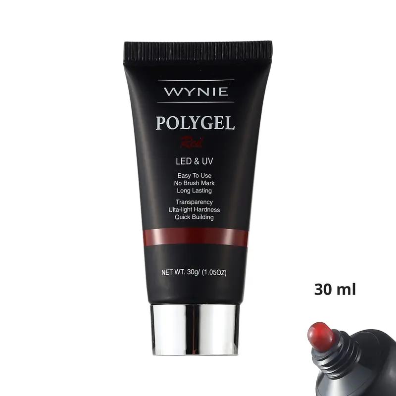 Polygel Costruttore Professionale Unghie 30 ml | 002 - Red