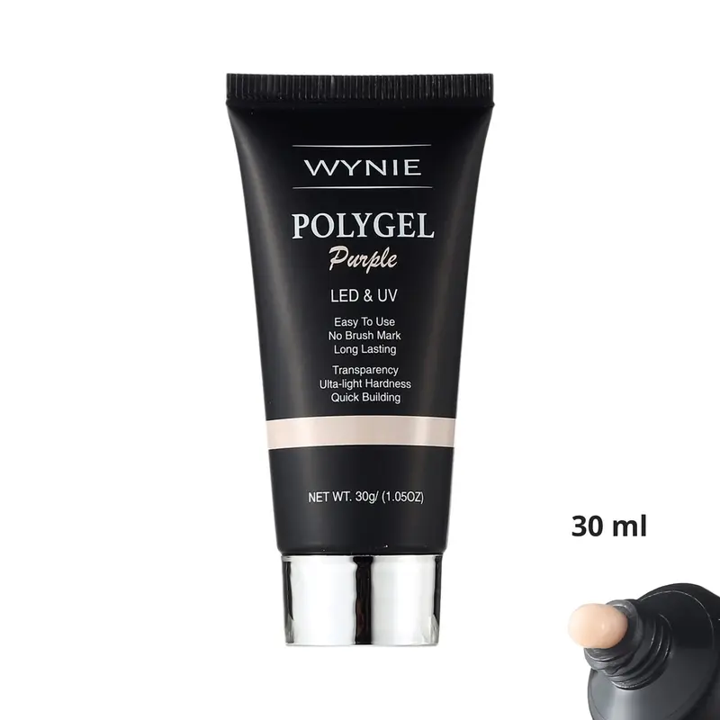 Polygel Costruttore Professionale Unghie 30 ml | 006 - Purple (Nude Chiaro)