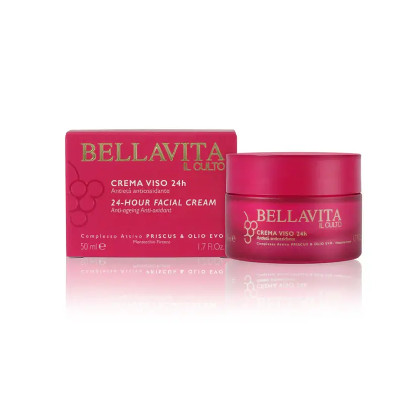 Priscus & Olio Evo - Crema Viso 24h Antietà Antiossidante