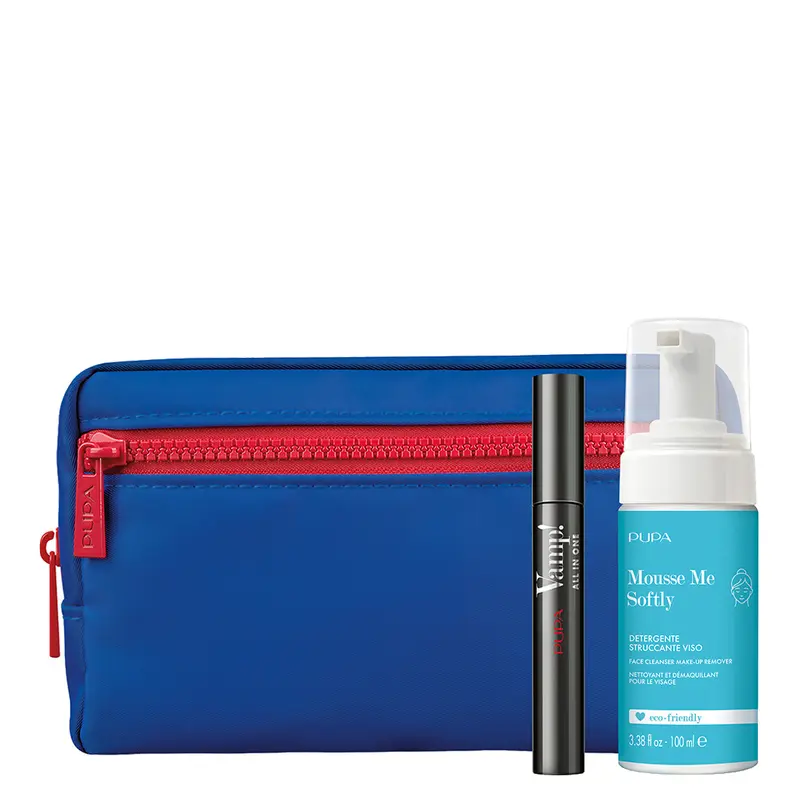 Pupa Kit Mascara Vamp! All in One & Mousse Me Softly + Handy Bag