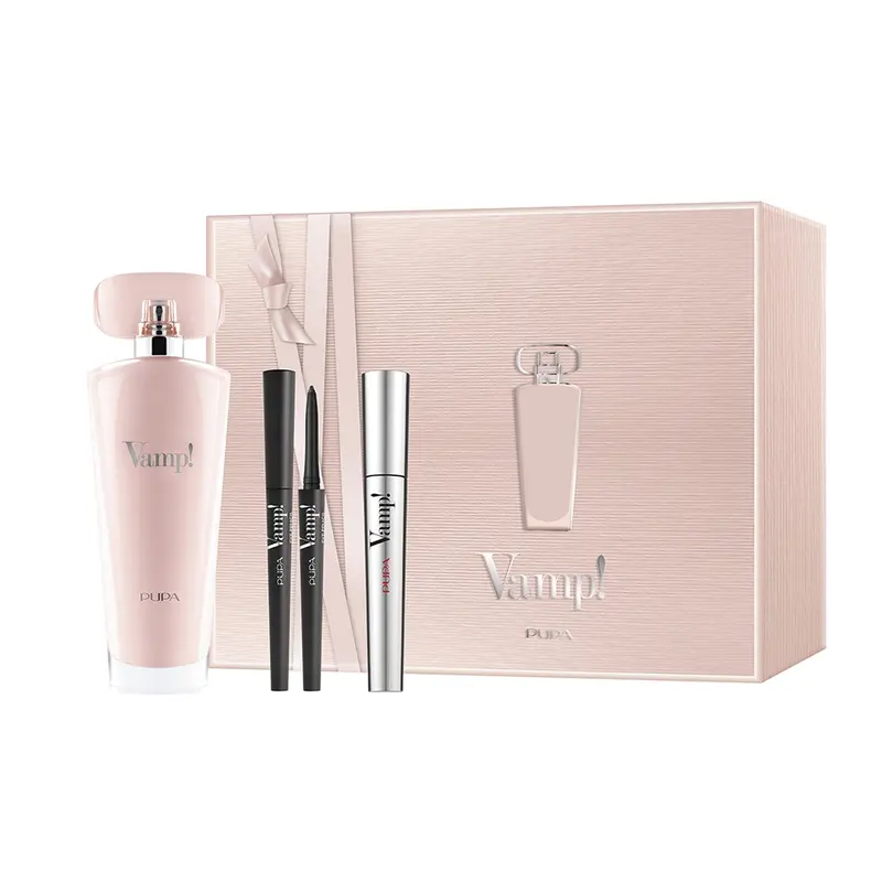 Pupa Kit Vamp! Eau de Parfum Pink + Vamp! Mascara + Vamp! Eye Pencil 3 pz