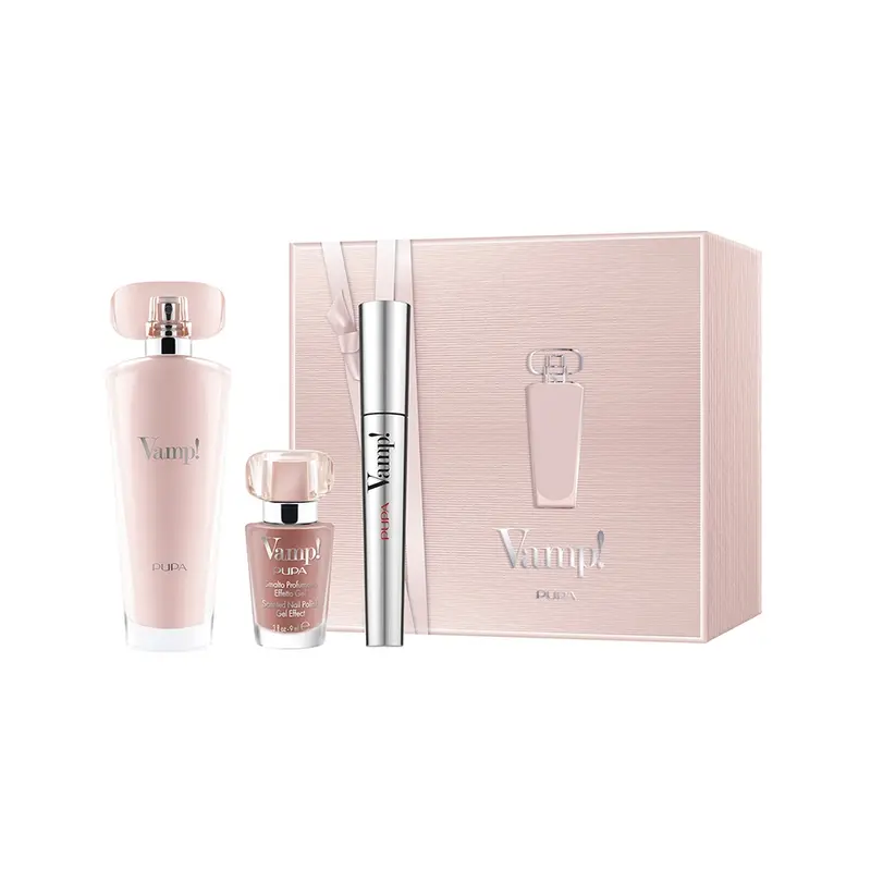 Pupa Kit Vamp! Eau de Parfum Pink + Vamp! Mascara + Vamp! Smalto 3 pz