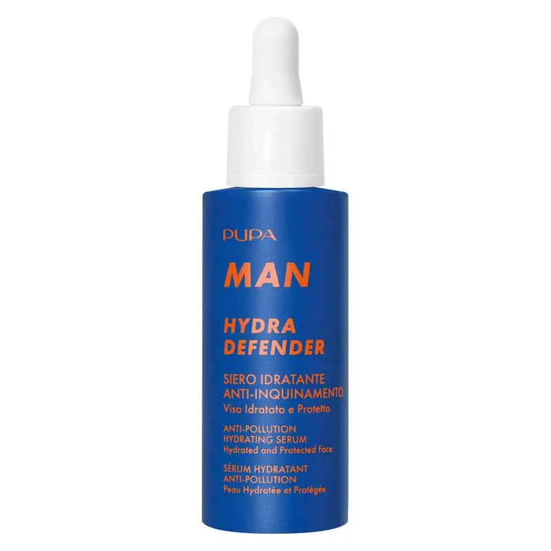 Pupa MAN HYDRA DEFENDER - SIERO IDRATANTE ANTI-INQUINAMENTO - Viso idratato e protetto 30 ml