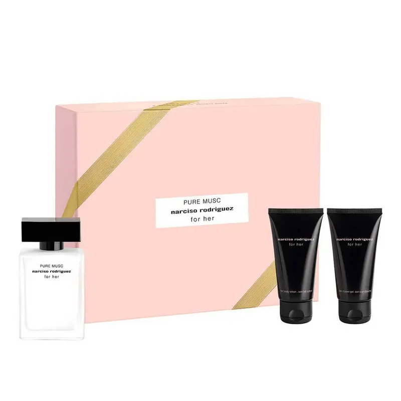 Pure Musc For Her Eau de parfum Cofanetto regalo con Latte corpo e Docciaschiuma