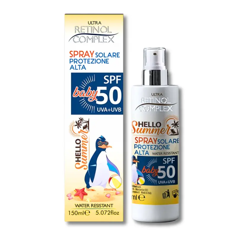 RETINOL COMPLEX SPRAY SOLARE SPF50 BABY "HELLO SUMMER" 150ML