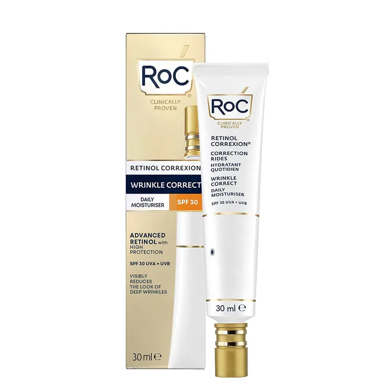 Roc Retinol Correxion Correction Rides Hydratant Quotidien SPF30 30 ml